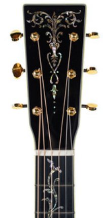 Martin 000-41 Deluxe Tree of Life — headstock and full Tree of Life fretboard inlay