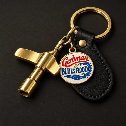 Drum Key Keychain