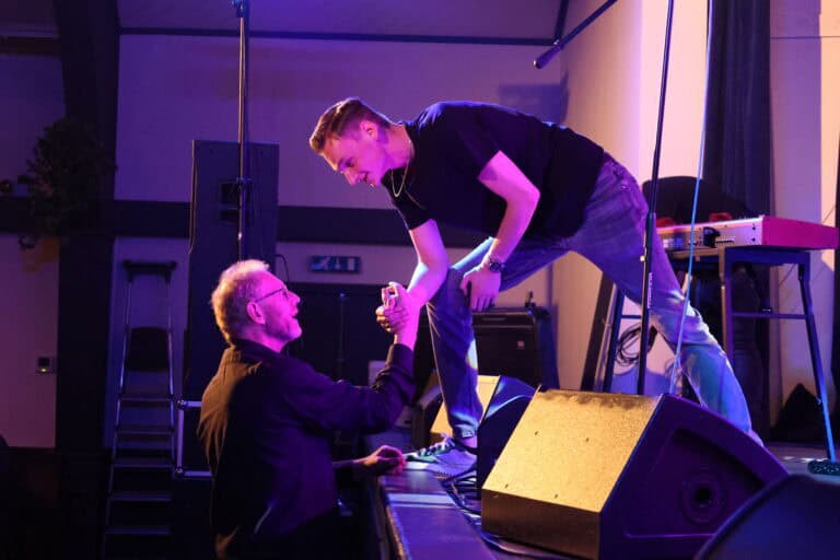 Live-Blues-Power-Trio — Gerbman & Blues Flood auf der Bühne