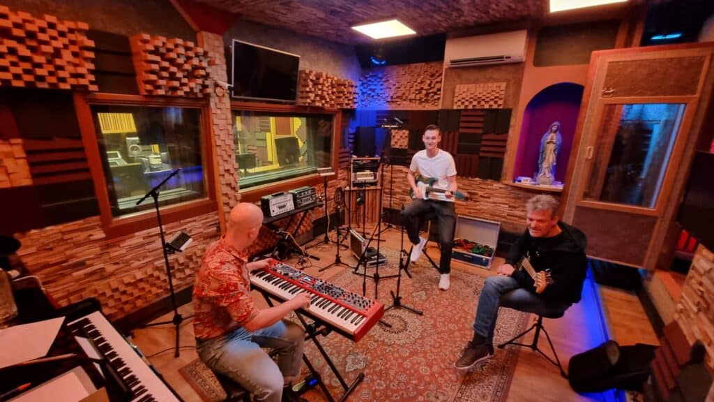 Gerbman & Blues Flood — In the studio